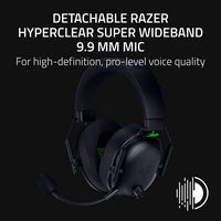 Razer - BlackShark V3 Wireless Gaming Headset for Xbox, PC, Mac, Playstation, Nintendo Switch, Sm... - Back View
