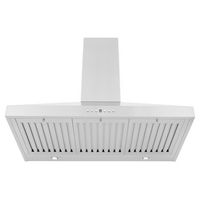ZLINE - 30 inches - Externally Vented - Wall Range Hood - Brushed Stainless Steel - Back View