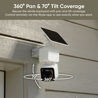 Wyze - Solar Cam Pan - White - Back View