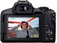 Canon - EOS R50 4K Video Mirrorless Camera with RF-S10-18mm F4.5-6.3 IS STM Lens Video Creator Ki... - Back View