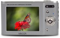 Minolta - MND20 44.0 Megapixel Digital Camera - Silver - Back View