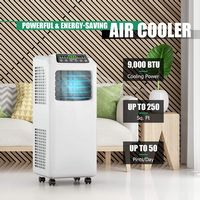 Costway 5500 BTU 3-in-1 Portable Air Conditioner Cools up to 250 sq. ft w/Built-in Dehumidifier a... - Back View