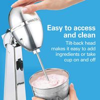 Hamilton Beach - DrinkMaster Classic Drink Mixer - Chrome - Back View