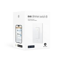 Eve - Dimmer Switch – Smart Dimmer Switch (Matter) – - White - Back View