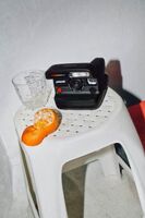 Polaroid - Flip Instant Camera + Color Film Bundle (8 Photos) - Black - Back View