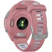 Garmin - Forerunner 265S GPS Smartwatch 42 mm Fiber-reinforced polymer - Black/Light Pink - Back View
