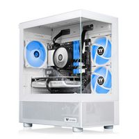 Thermaltake - LCGS Vista 460S Gaming Desktop AMD Ryzen 5 5600X, 16GB RGB Memory, NVIDIA GeForce R... - Back View