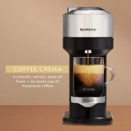Nespresso - Vertuo Next Premium Coffee and Espresso Maker, 120V - Chrome - Back View