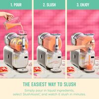Ninja - SLUSHi® XL Smart Frozen Drink Maker, 128 oz - Crema - Back View