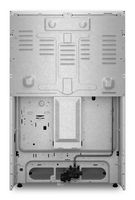 Whirlpool - 5.0 Cu. Ft. Freestanding Gas Range with Air Cooking Technology and Steam Clean - White - Back View