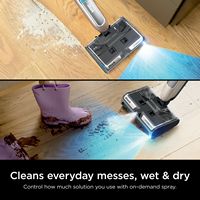 Shark - HydroDuo with Dirt-Reveal Technology, Cordless wet & dry hard floor cleaner picks up, mop... - Back View