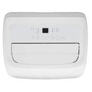 LG - 450 Sq. Ft. 10,200 BTU DOE Smart Portable Air Conditioner with Supplemental Heater - White - Back View