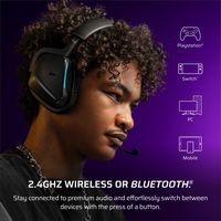 CORSAIR - VOID v2 Wireless Gaming Headset for PC, PS5, PS4, Nintendo Switch, and Mobile - Carbon - Back View