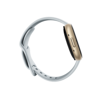 Google - Fitbit Sense 2 Advanced Health Smartwatch - Works with Android and iOS - Pale Gold - (2022) - Back View