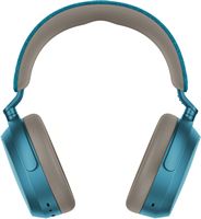 Sennheiser - MOMENTUM 4 Wireless Bluetooth Adaptive Noise-Canceling Over-The-Ear Headphones - Teal - Back View