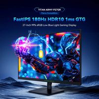 Titan-army - P27GR 27” Gaming Monitor, 1440p IPS 1ms GTG 2K QHD FreeSync 180Hz 99% sRGB with HDR1... - Back View