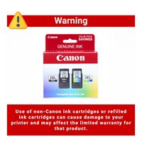 Canon - PG-240XL/CL-241XL 2-Pack High-Yield Ink Cartridges + Photo Paper - Black/Multicolor - Back View
