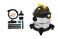 Stanley - 5 Gallon Wet/Dry Vacuum - metal - Back View