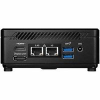 MSI - Cubi 5 Desktop - Intel Core i5-1235U - 16GB Memory - 1TB SSD - Black - Back View