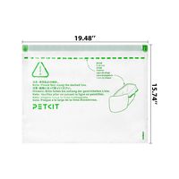 Petkit - Pet Waste Trash Bags - White - Back View