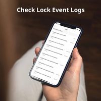 SwitchBot - Smart Keypad Touch – Fingerprint Keyless Entry, IP65 Waterproof, Virtual Passwords, f... - Back View