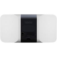 Bluesound - Pulse Mini 2i Hi-Res Wireless Streaming Speaker - White - Back View