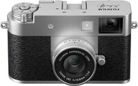 Fujifilm - X half Premium Compact Camera - Silver - Back View