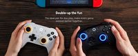 8BitDo - Ultimate 2 Bluetooth Wireless Gaming Controller for Nintendo Switch, PC - Black - Back View