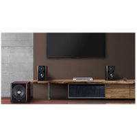 Edifier - S350DB Bookshelf Speakes & Subwoofer, Computer Speakers - Bluetooth v4.1 aptX Wireless ... - Back View