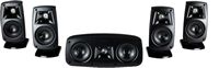 Klipsch - Home Theater Surround Sound 5.0 System HT50 - Black - Back View