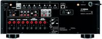 Yamaha - RX-V6A 7.2-channel AV Receiver with 8K HDMI and MusicCast - Black - Back View
