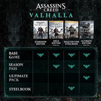 Assassin's Creed Valhalla Standard Edition - PlayStation 5 - Back View