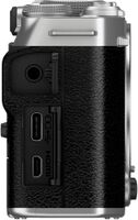 Fujifilm - X-M5 Mirrorless Camera Body - Silver - Back View