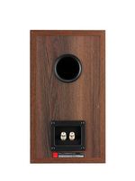 DALI OBERON 3 Bookshelf Speakers - Pair - Dark Walnut - Back View