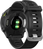 Garmin - Forerunner 55 GPS Smartwatch 42mm Fiber-Reinforced Polymer - Black - Back View