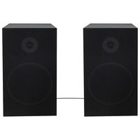 iLive - Dual Desktop Bluetooth Speakers - Black - Back View