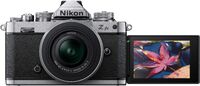 Nikon - Z fc 4K Video Mirrorless Camera w/ NIKKOR Z DX 16-50mm f/3.5-6.3 VR - Black/Silver - Back View