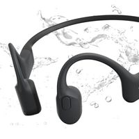 Shokz - OpenRun Wireless Bone Conduction Open-Ear Bluetooth Endurance Headphones (USB-Charging) -... - Back View