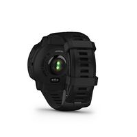 Garmin - Instinct 2 Solar Tactical Edition 45mm Smartwatch Fiber-reinforced Polymer - Black - Back View
