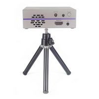 AAXA - P8 Smart Mini DLP Projector, Android 10.0, WiFi, Bluetooth, Wireless Mirroring, Streaming ... - Back View