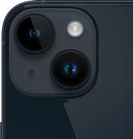 Apple - iPhone 14 128GB (Unlocked) - Midnight - Back View