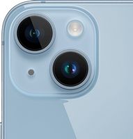 Apple - iPhone 14 128GB (Unlocked) - Blue - Back View