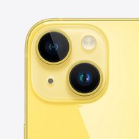 Apple - iPhone 14 128GB (Unlocked) - Yellow - Back View