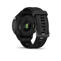 Garmin - Forerunner 955 Solar GPS Smartwatch 47 mm Fiber-reinforced polymer - Black - Back View