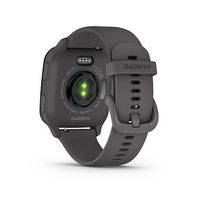 Garmin - Venu Sq 2 GPS Smartwatch 40mm Fiber-reinforced polymer - Slate - Back View