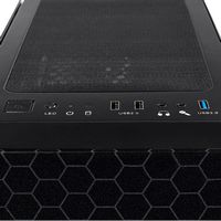 CLX - SET Gaming Desktop - AMD Ryzen 5 5500 - 8GB Memory - Radeon RX 6400 - 500GB M.2 NVMe SSD - ... - Back View