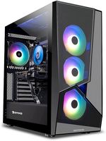 iBUYPOWER - SlateMR Gaming Desktop - AMD Ryzen 3 3100 - 8GB DDR4 Memory - AMD Radeon RX 550 - 500... - Back View