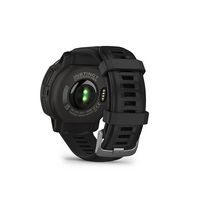 Garmin - Instinct Crossover 45mm Smartwatch Fiber-reinforced Polymer - Black - (2022) - Back View