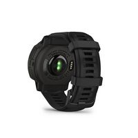 Garmin - Instinct Crossover Solar, Tactical Edition 45mm Smartwatch Fiber-reinforced Polymer - Black - Back View