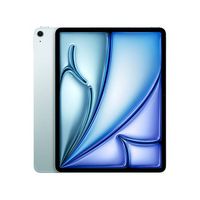 Apple - 13-inch iPad Air M2 chip Built for Apple Intelligence Wi-Fi + Cellular 128GB - Blue (Veri... - Back View